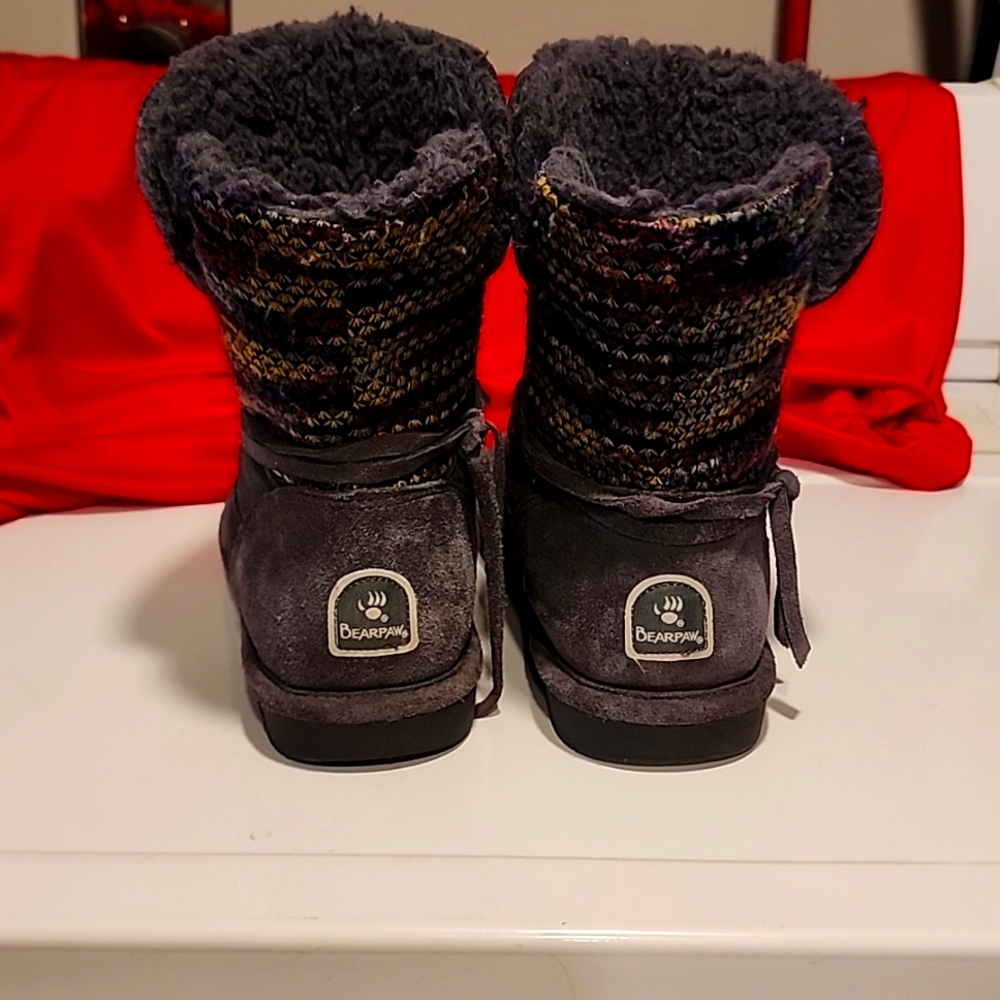 Bearpaw Casual Mid Rise Slip On Outdoor Snow Boot Womens Size 8